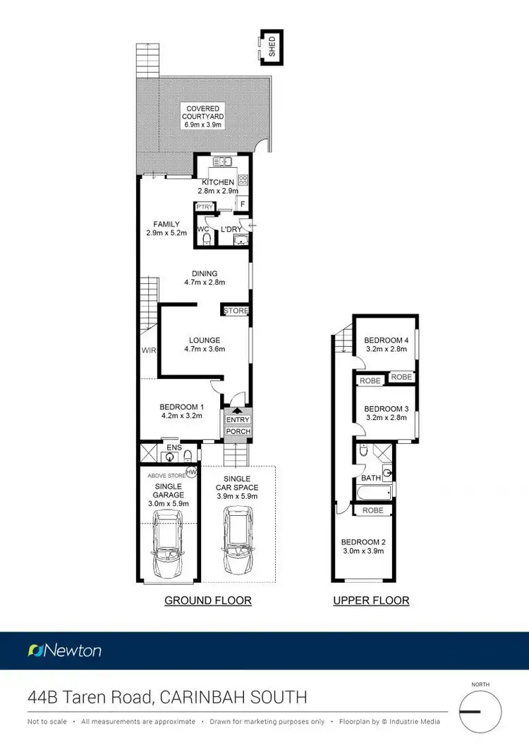 Floorplan of Homely semi-detached listing, 44B Taren Road, Caringbah NSW 2229