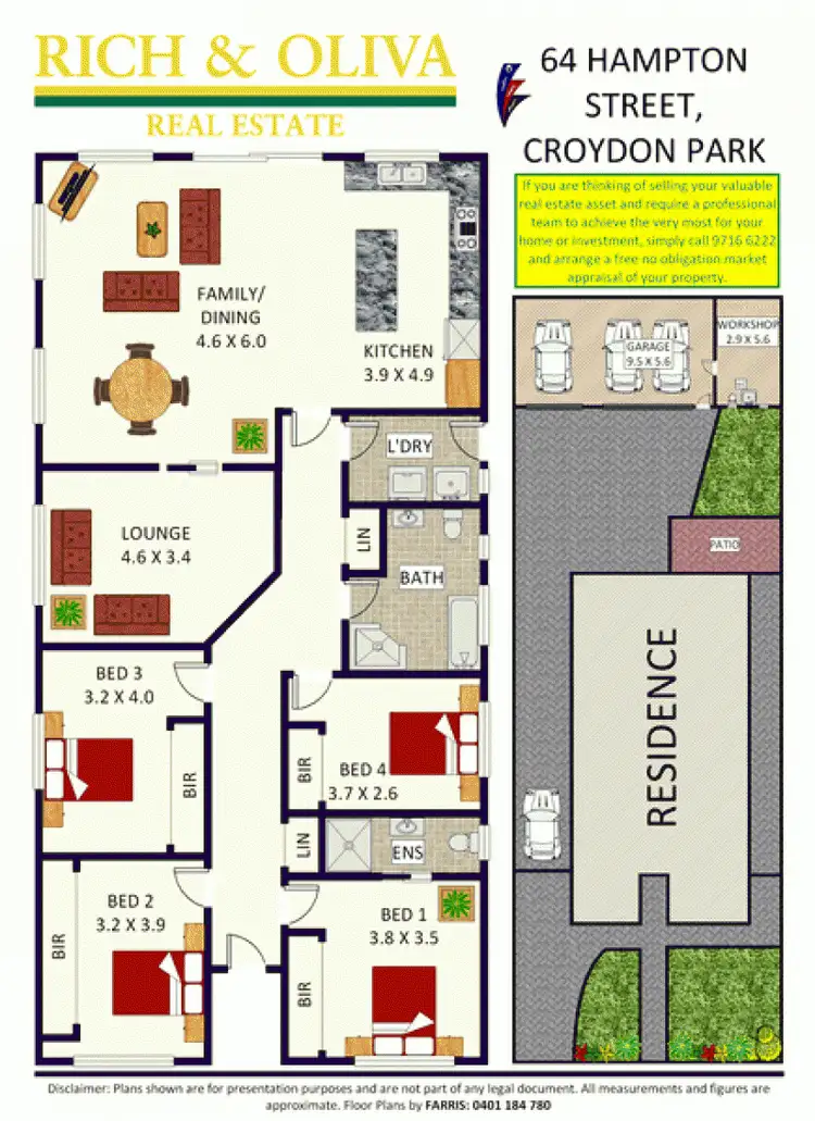 Floorplan of Homely house listing, 64 Hampton Street, Croydon Park NSW 2133