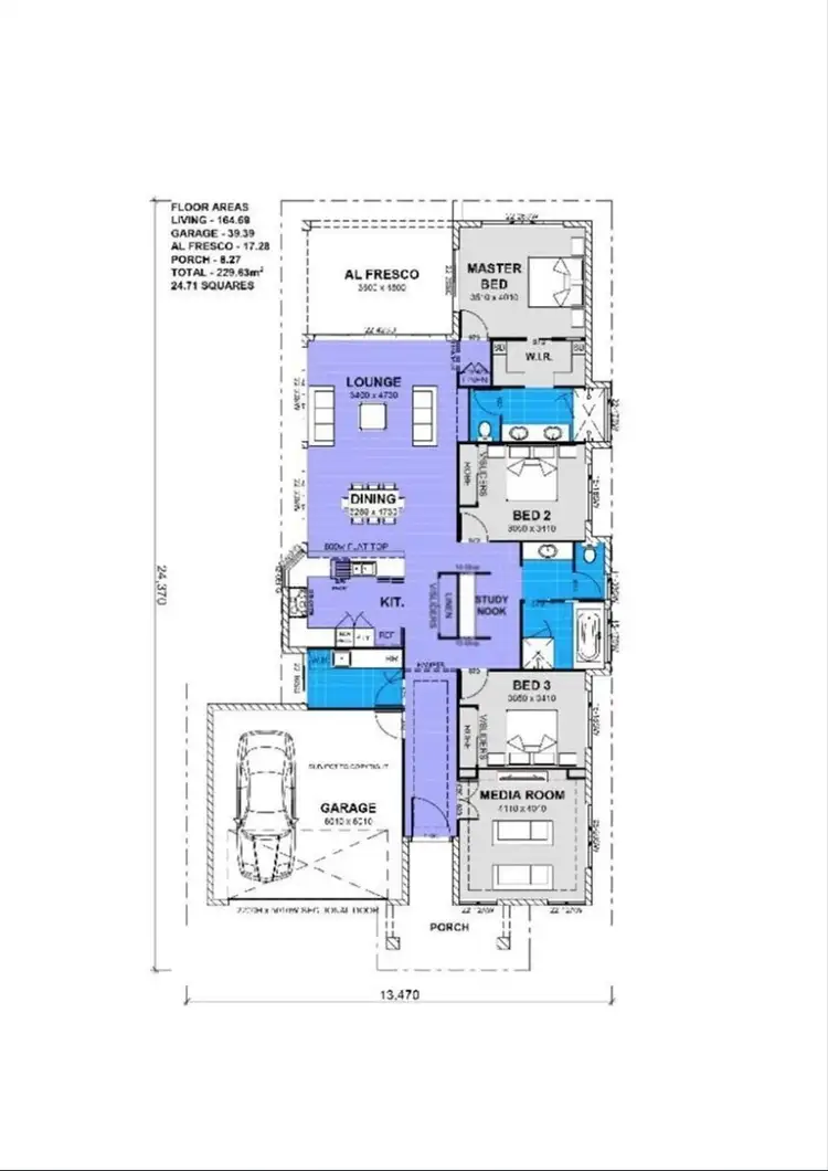 Floorplan of Homely house listing, 1 Gurrumbah Link, Smithfield QLD 4878