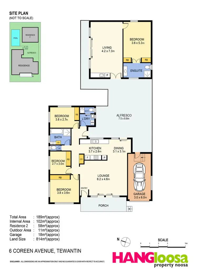 Floorplan of Homely house listing, 6 Coreen Avenue, Tewantin QLD 4565