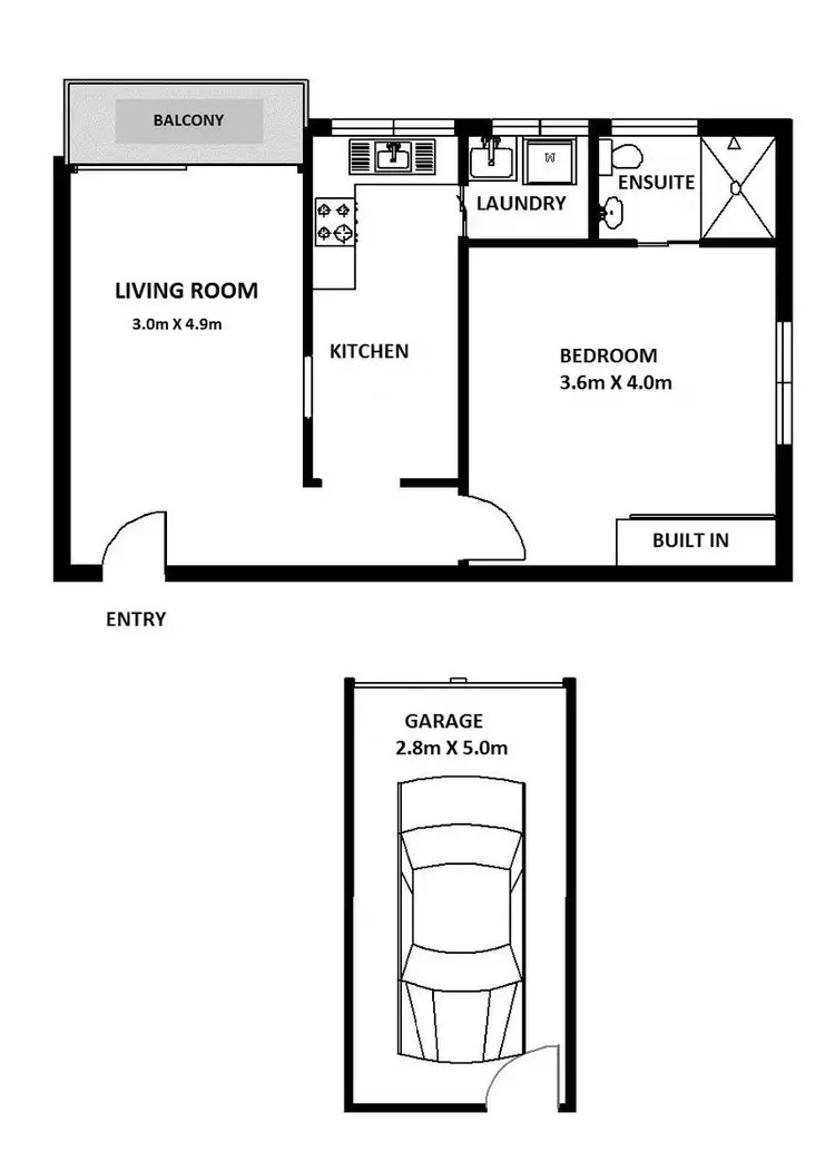Floorplan of Homely apartment listing, 7/15a Bridge End Road, Wollstonecraft NSW 2065