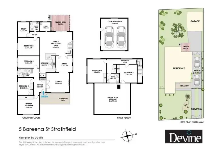 Floorplan of Homely house listing, 5 Bareena Street, Strathfield NSW 2135