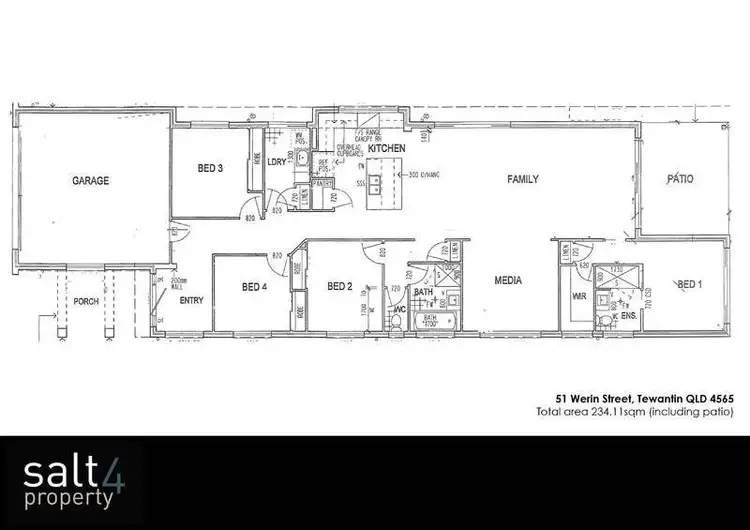 Floorplan of Homely house listing, 51 Werin Street, Tewantin QLD 4565