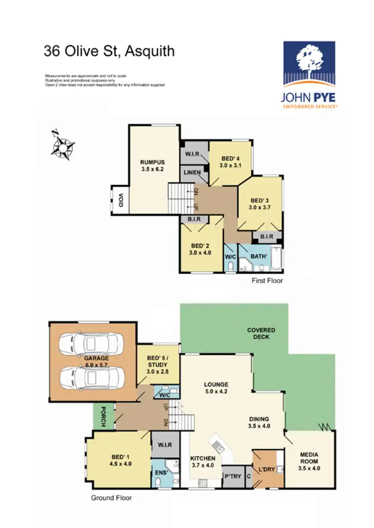 Floorplan of Homely house listing, 36 Olive Street, Asquith NSW 2077