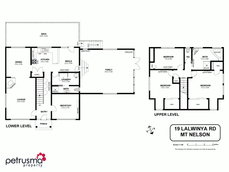Floorplan of Homely house listing, 19 Lalwinya Road, Mount Nelson TAS 7007