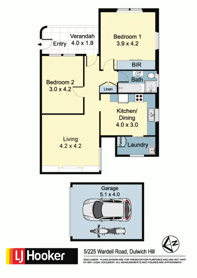 Floorplan of Homely apartment listing, 5/225 Wardell Road, Dulwich Hill NSW 2203