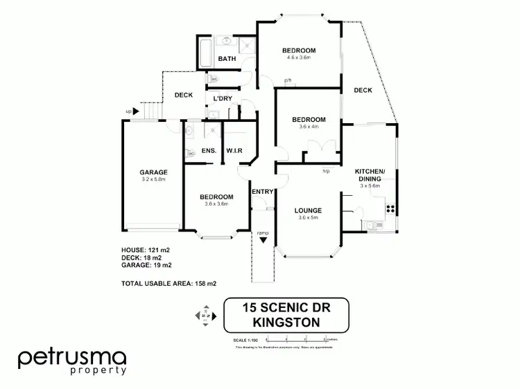Floorplan of Homely house listing, 15 Scenic Drive, Kingston TAS 7050