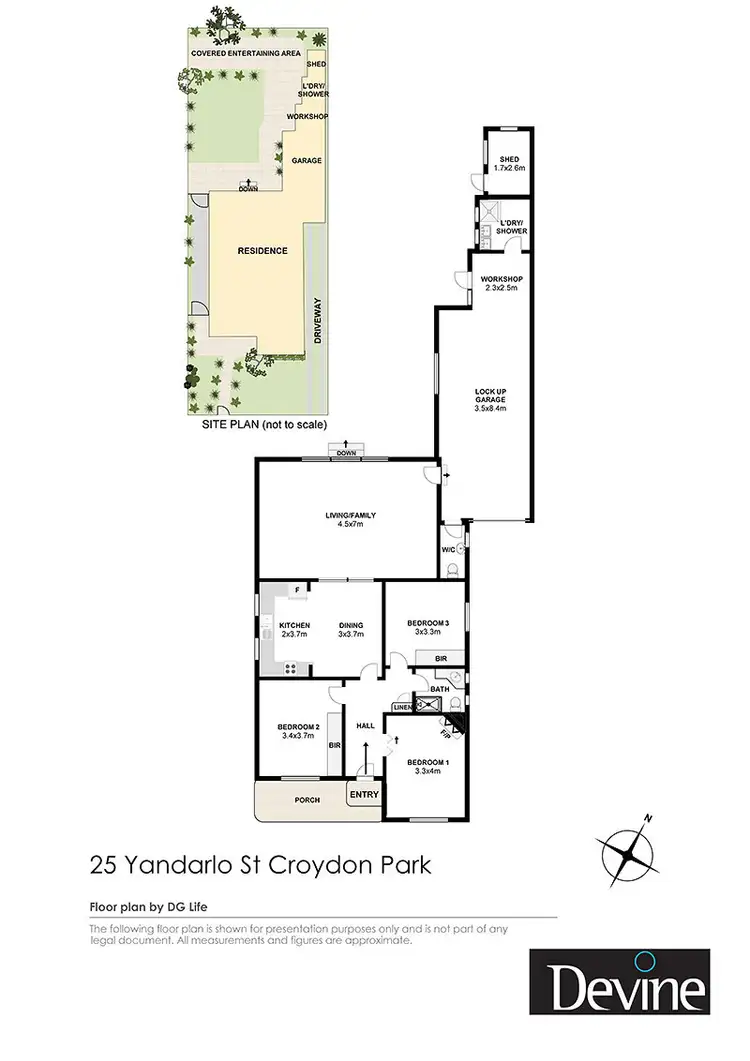 Floorplan of Homely house listing, 25 Yandarlo Street, Croydon Park NSW 2133