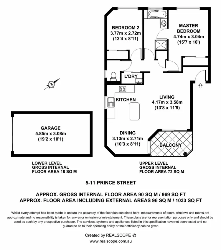 Floorplan of Homely unit listing, 5/11 Prince Street, Annerley QLD 4103