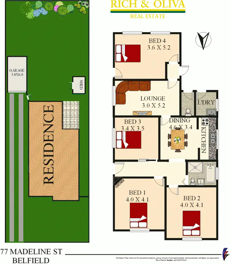 Floorplan of Homely house listing, 77 Madeline Street, Belfield NSW 2191