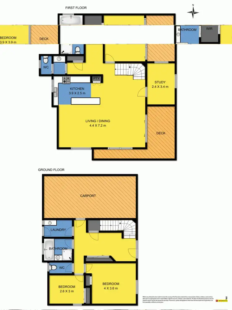 Floorplan of Homely unit listing, Unit 3/5 Cawood Street, Apollo Bay VIC 3233