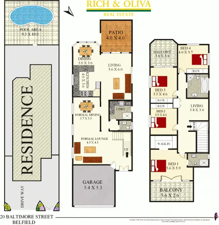 Floorplan of Homely house listing, 20 Baltimore Street, Belfield NSW 2191