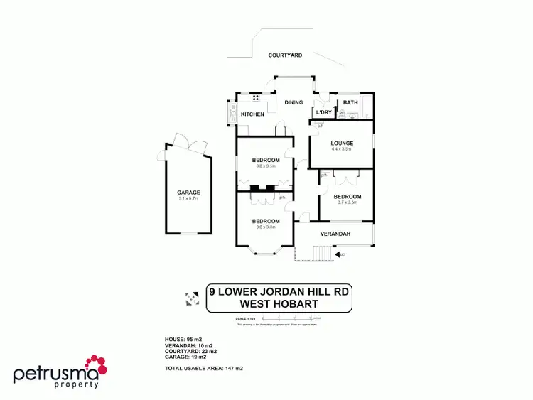 Floorplan of Homely house listing, 9 Lower Jordan Hill Road, West Hobart TAS 7000