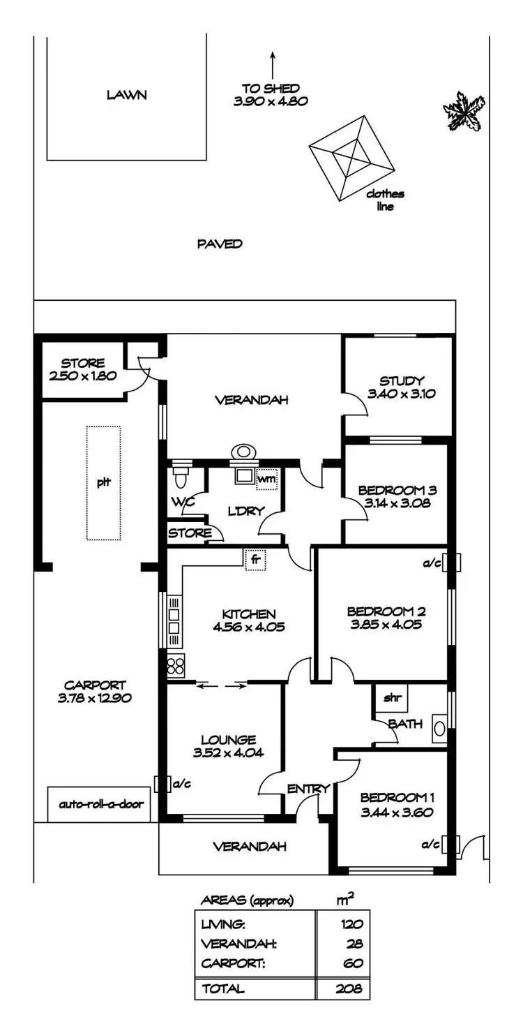 Floorplan of Homely house listing, 60 Edward St, Ottoway SA 5013