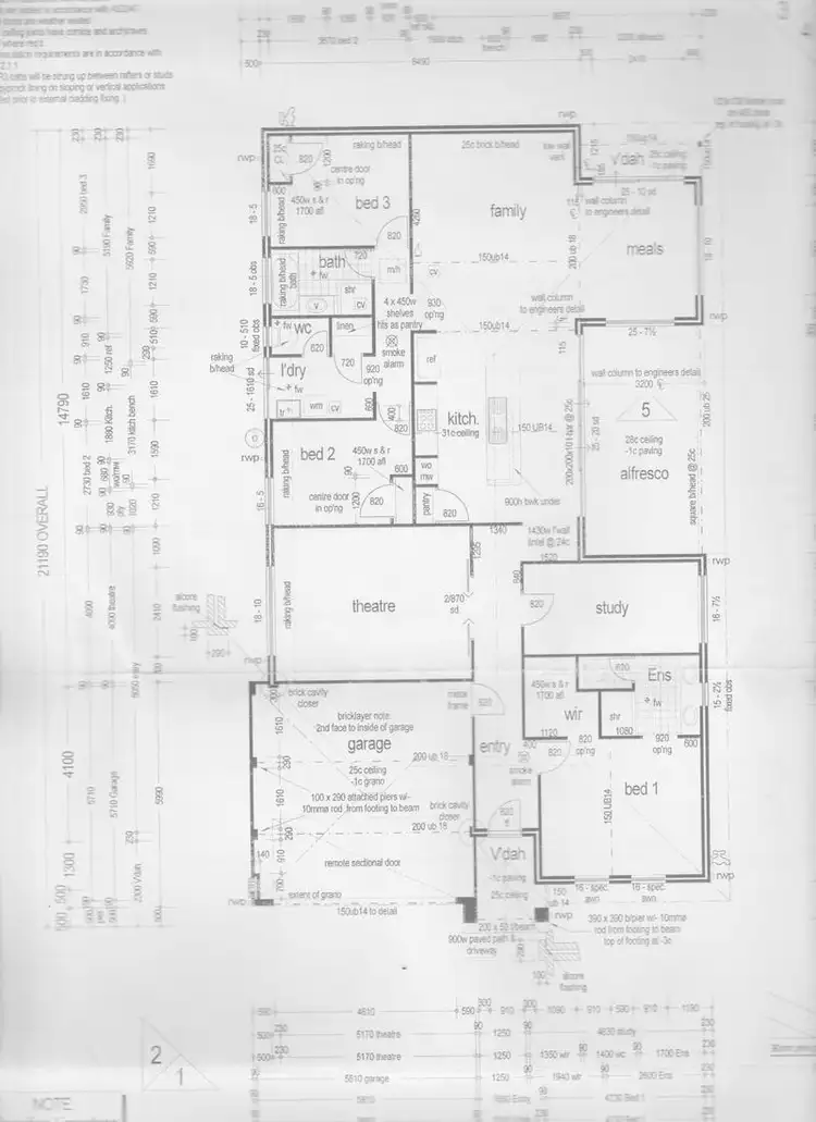 Floorplan of Homely house listing, 14 WELBY CRESENT, High Wycombe WA 6057