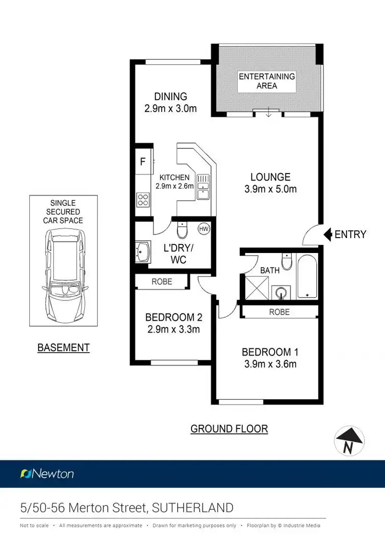 Floorplan of Homely apartment listing, 5/50-56 Merton Street, Sutherland NSW 2232