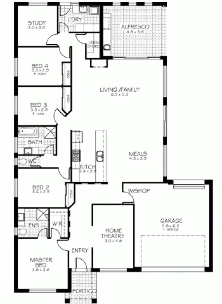 Floorplan of Homely house listing, 169 Folland Avenue, Northgate SA 5085