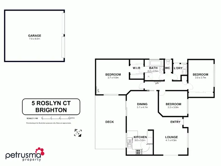 Floorplan of Homely house listing, 5 Roslyn Court, Brighton TAS 7030