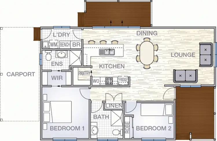 Floorplan of Homely house listing, 3/71-81 Lions Drive, Mudgee NSW 2850