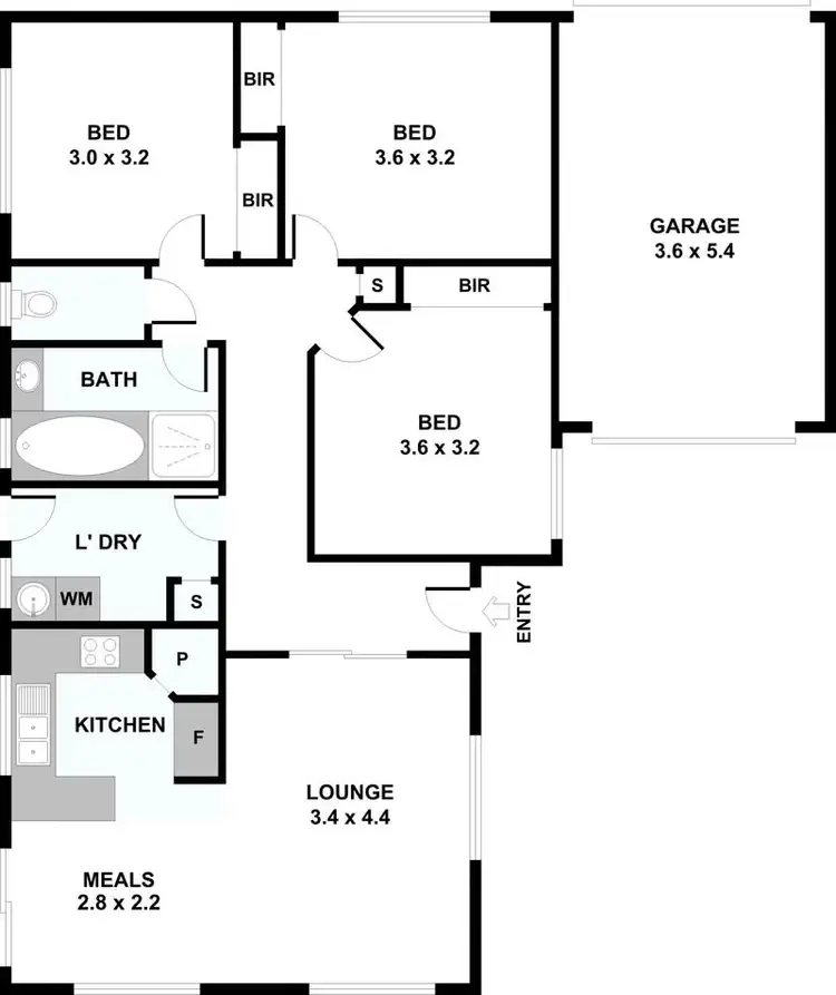 Floorplan of Homely house listing, 27 Bradworth  Street, Craigieburn VIC 3064