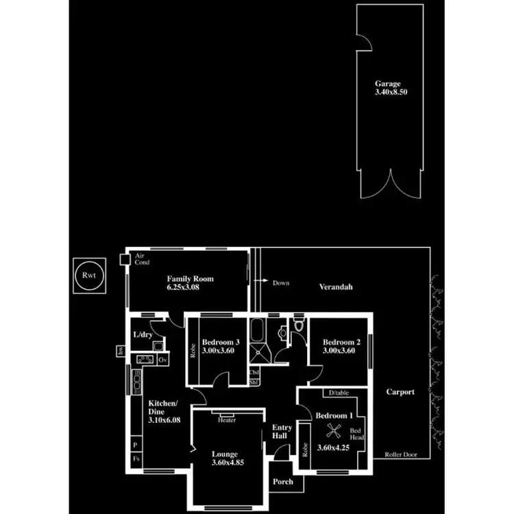 Floorplan of Homely house listing, 20 Harrow Road, Reynella SA 5161