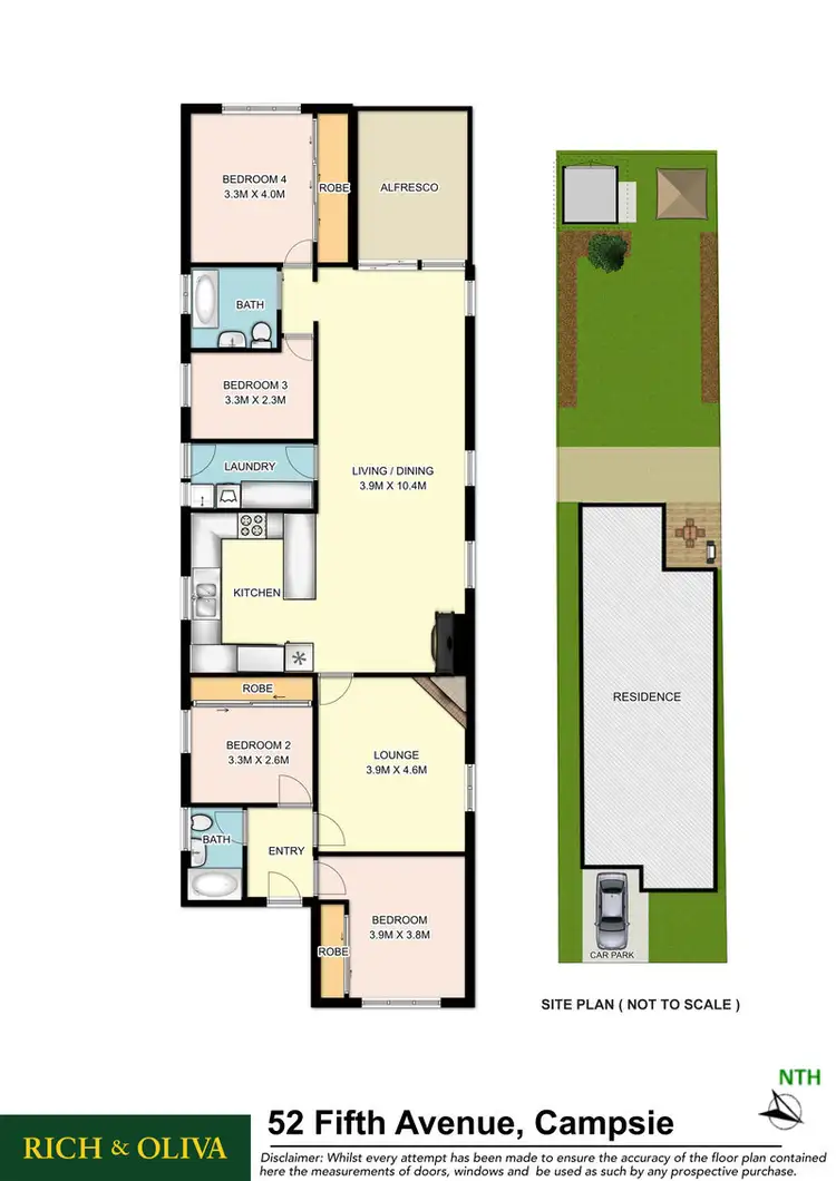 Floorplan of Homely house listing, 52 Fifth Avenue, Campsie NSW 2194