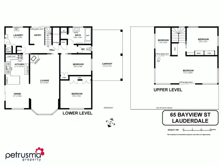 Floorplan of Homely house listing, 65 Bayview Road, Lauderdale TAS 7021