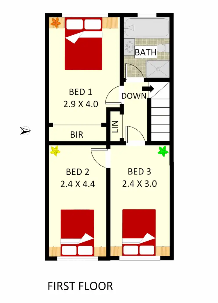 Floorplan of Homely unit listing, 8/12 Wentworth Street, Croydon Park NSW 2133