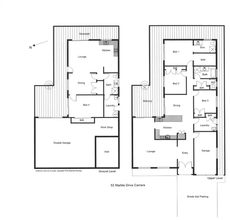 Floorplan of Homely house listing, 52 Marble Drive, Carrara QLD 4211