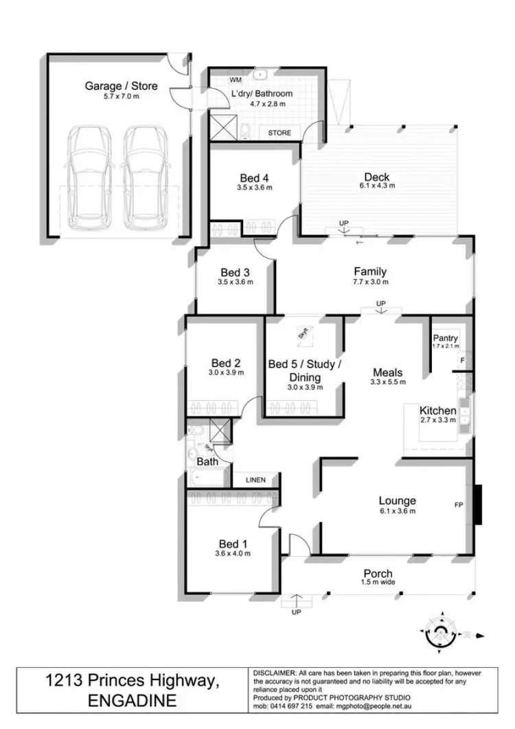 Floorplan of Homely house listing, 1213 Princes Highway, Engadine NSW 2233