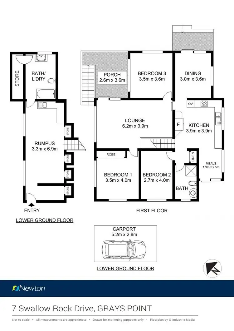 Floorplan of Homely house listing, 7 Swallow Rock Drive, Grays Point NSW 2232