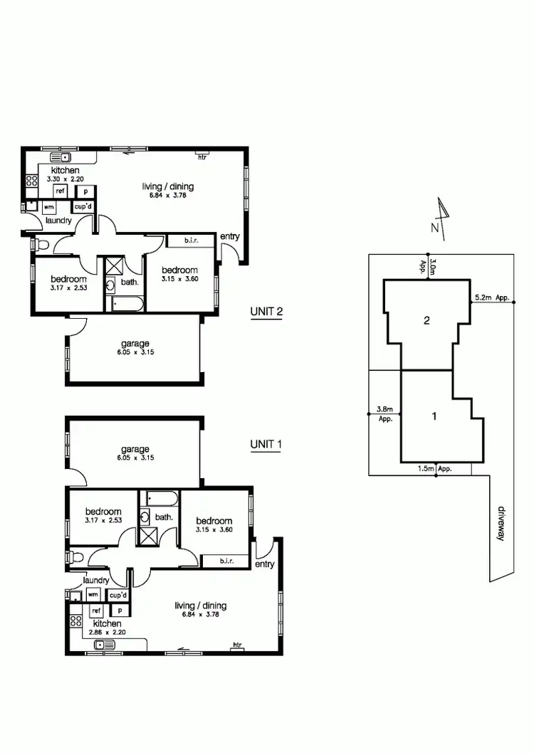 Floorplan of Homely unit listing, 1/121 Blyth Street, Altona VIC 3018