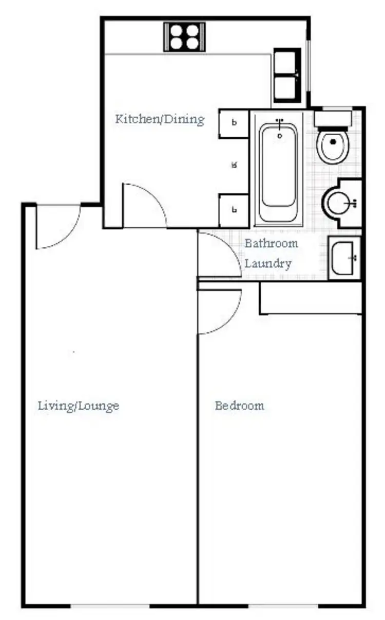 Floorplan of Homely apartment listing, 6/121-129 William Street, Darlinghurst NSW 2010