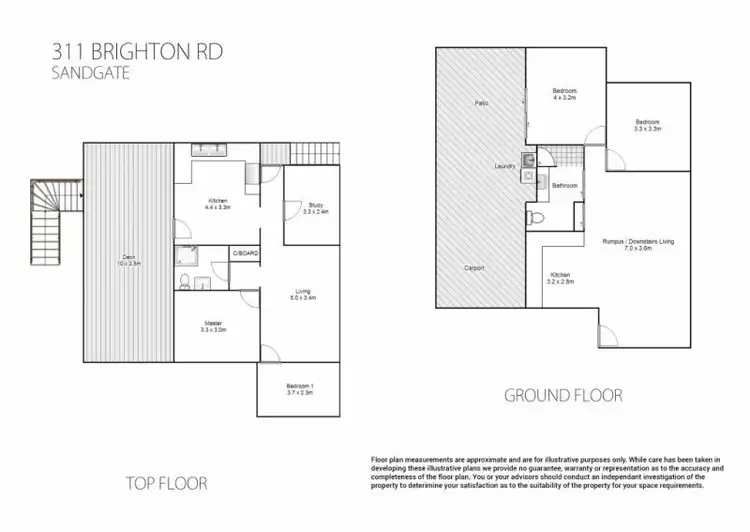 Floorplan of Homely house listing, 311 Brighton Road, Sandgate QLD 4017