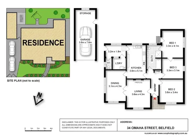 Floorplan of Homely house listing, 34 Omaha Street, Belfield NSW 2191