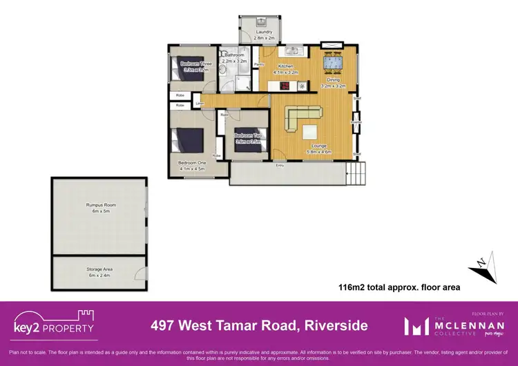 Floorplan of Homely house listing, 497 West Tamar Road, Riverside TAS 7250