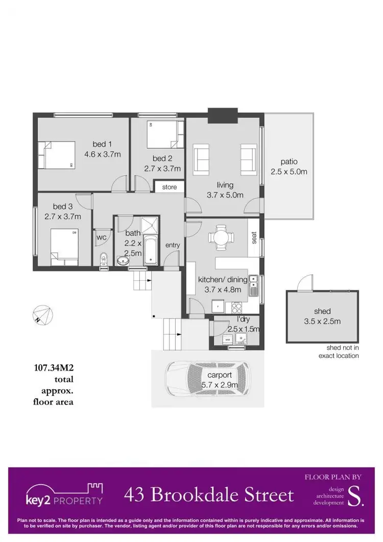 Floorplan of Homely house listing, 43 Brookdale Street, Norwood TAS 7250