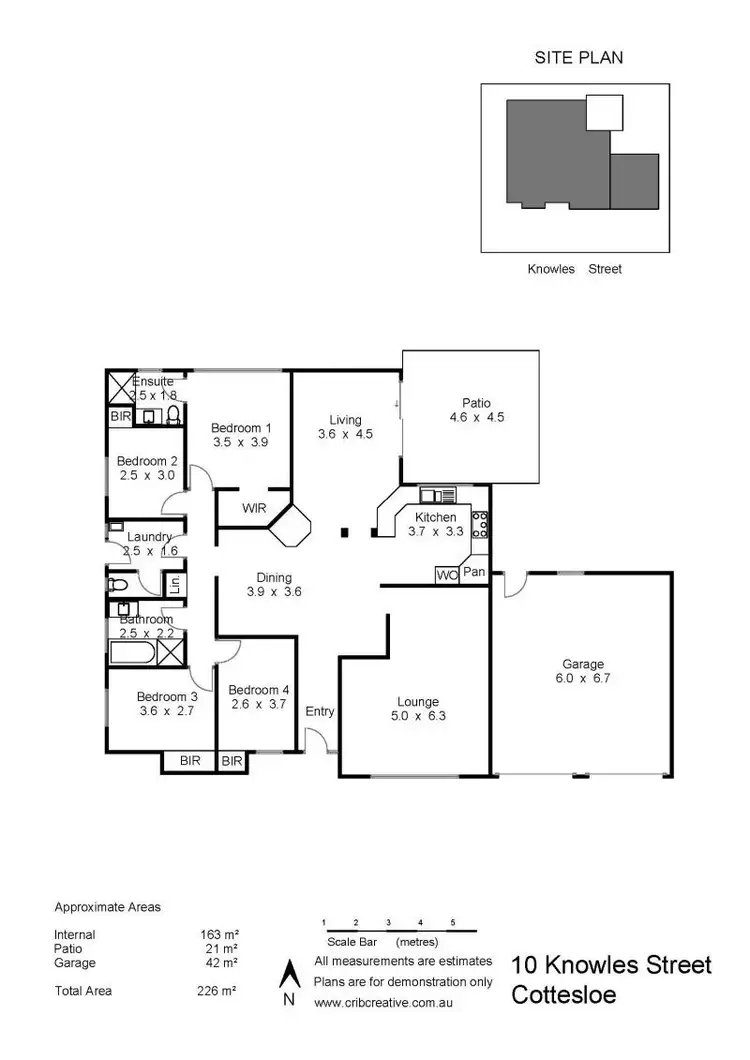 Floorplan of Homely house listing, 10 Knowles Street, Cottesloe WA 6011