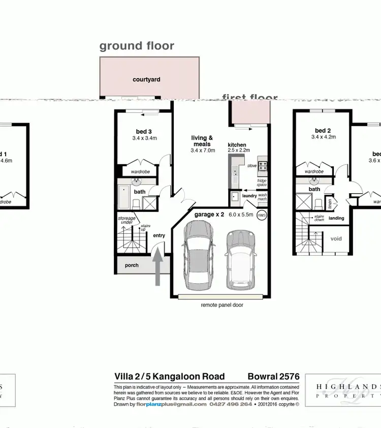 Floorplan of Homely villa listing, Villa 2 / 5 Kangaloon Road, Bowral NSW 2576