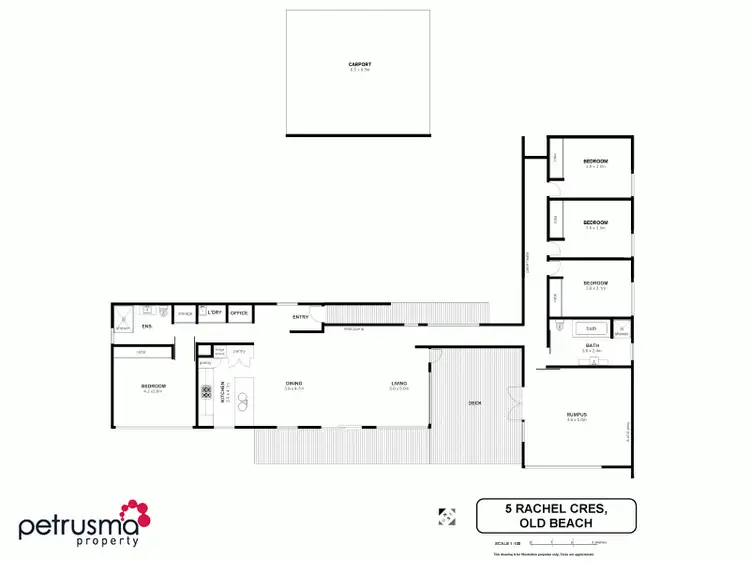 Floorplan of Homely house listing, 5 Rachel Crescent, Old Beach TAS 7017