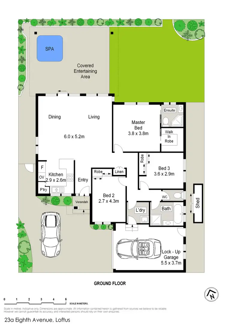 Floorplan of Homely house listing, 23A Eighth Avenue, Loftus NSW 2232