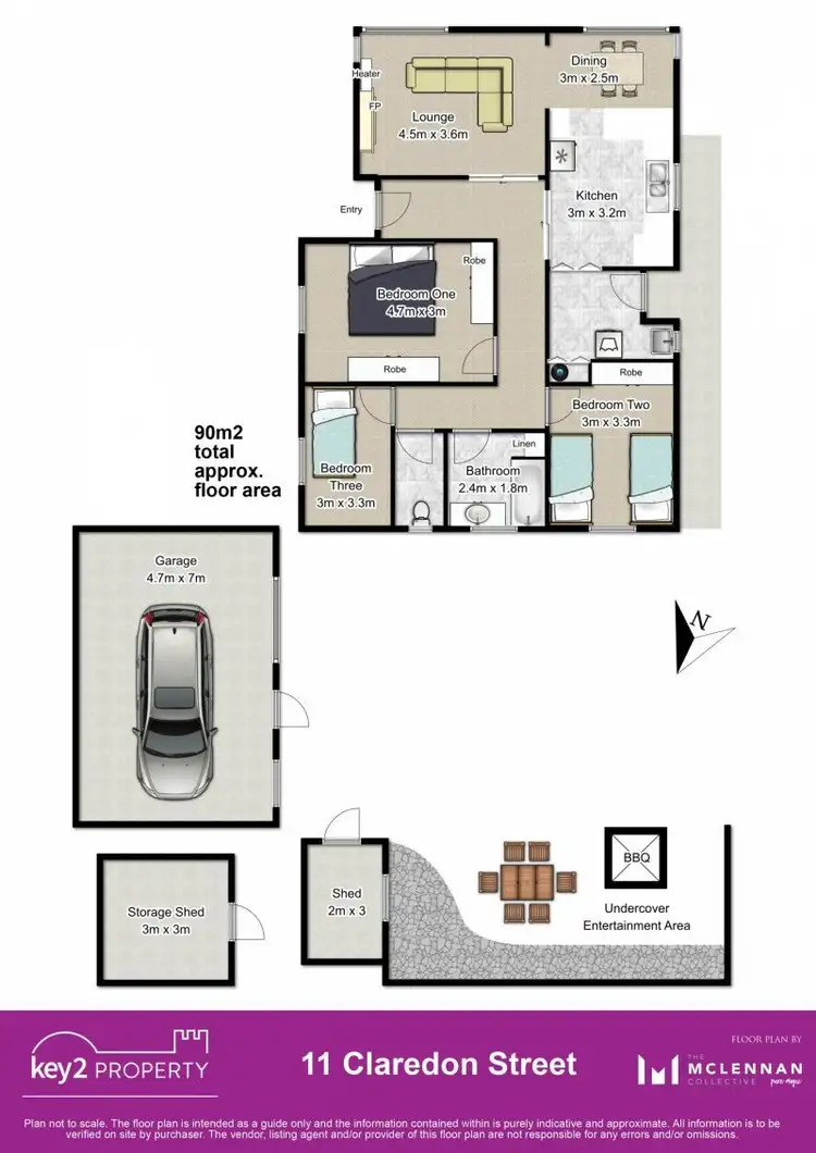 Floorplan of Homely house listing, 11 Clarendon Street, Youngtown TAS 7249