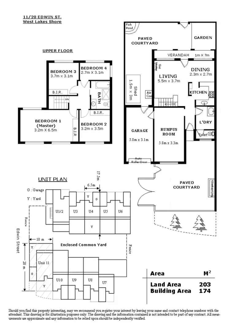 Floorplan of Homely townhouse listing, 11/20 Edwin Street, West Lakes Shore SA 5020