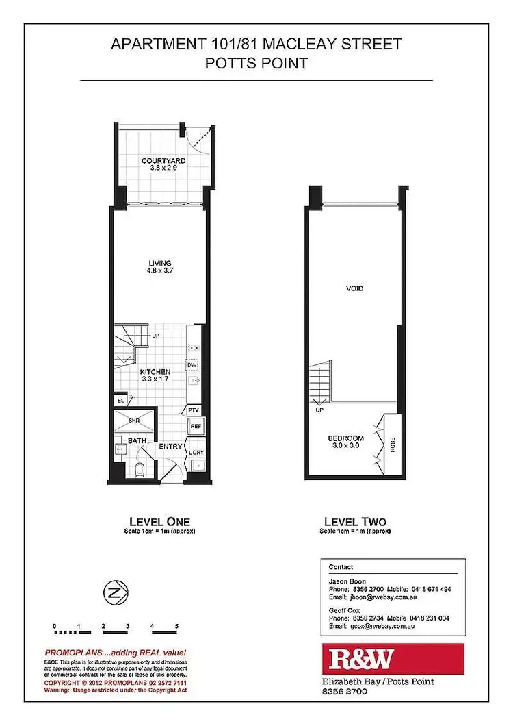 Floorplan of Homely apartment listing, 101/81 Macleay Street, Potts Point NSW 2011