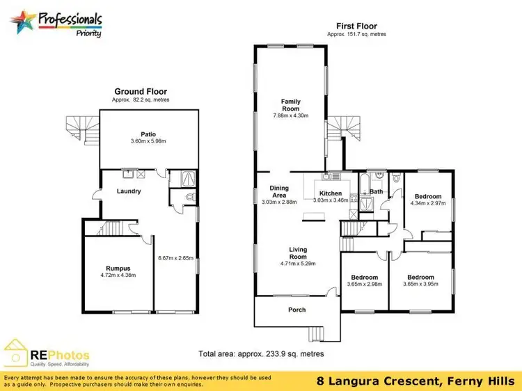 Floorplan of Homely house listing, 8 Langura Crescent, Ferny Hills QLD 4055