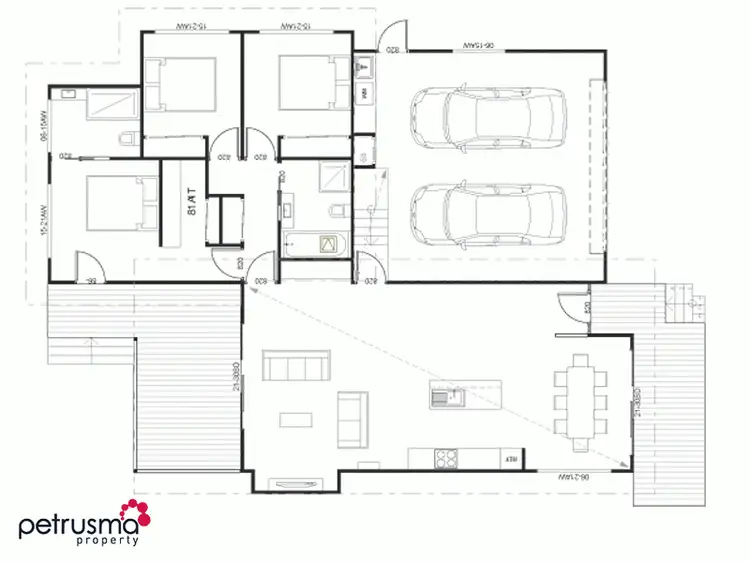 Floorplan of Homely house listing, 4 Bonnies Way, Port Huon TAS 7116