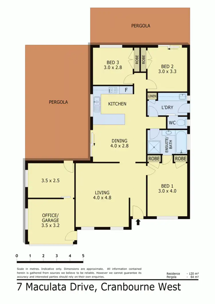 Floorplan of Homely house listing, 7 MACULATA DRIVE, Cranbourne West VIC 3977