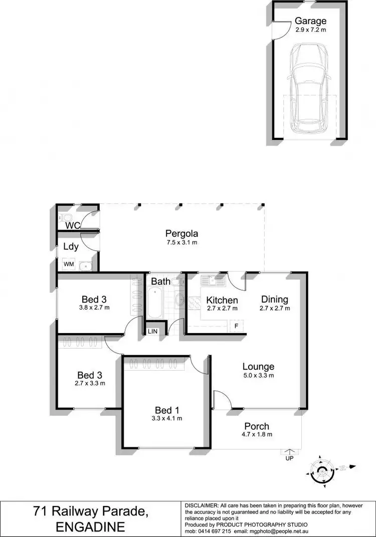 Floorplan of Homely house listing, 71 Railway Parade, Engadine NSW 2233