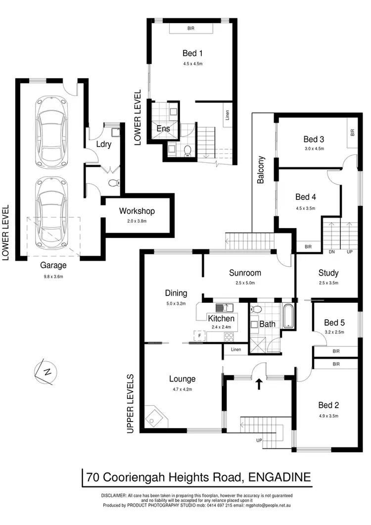 Floorplan of Homely house listing, 70 Cooriengah Heights Road, Engadine NSW 2233