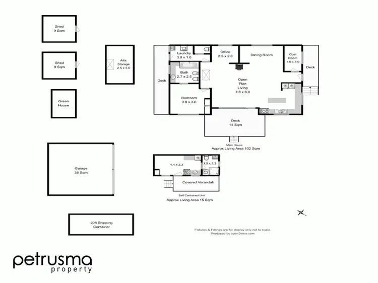 Floorplan of Homely house listing, 1 White Timber Road, Lachlan TAS 7140